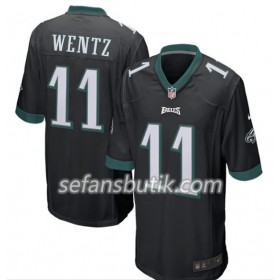 Philadelphia Eagles Tröjor Carson Wentz 11 Nike Svart - Herr